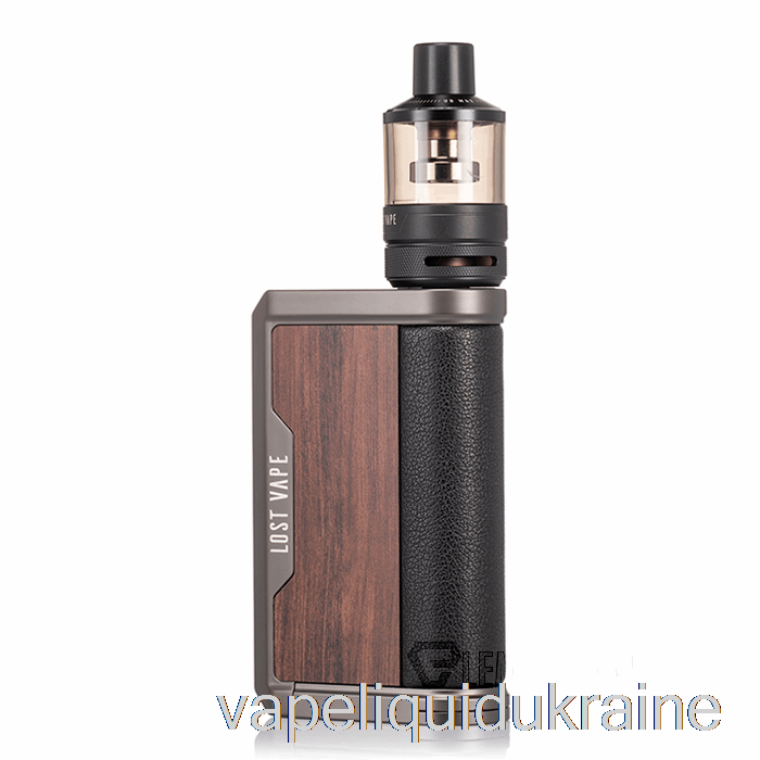 Vape Liquid Ukraine Lost Vape Centaurus Q200 Starter Kit [PODTANK] Gunmetal Walnut Wood